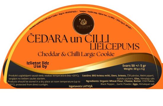 Čedara un čili lielcepums