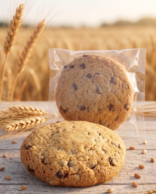 Sourdough cookies with chocolate chips