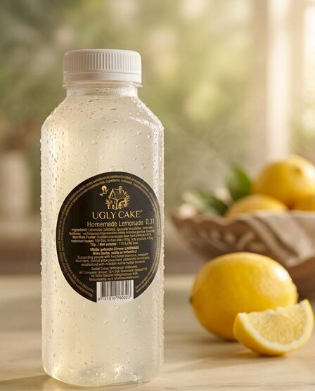 Mājās gatavota citrona LIMONĀDE 0,5L