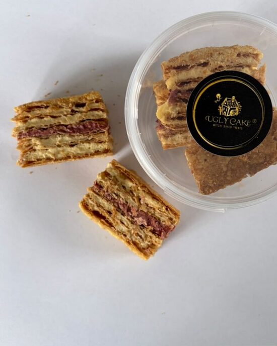 Freeze-dried napoleon cake